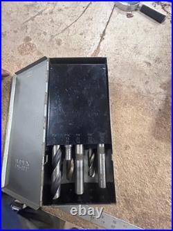 MACHINIST OfCe TOOL LATHE MILL Large Taper Shank Drill Index with Drills