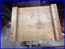 MACHINIST OfCe TOOL LATHE MILL Large Vintage Tap and Die Set in Wood Case
