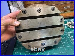 MACHINIST OfCe TOOL LATHE MILL Machinist 7 3/4 T Slot Face Plate Set Up Fixture