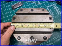 MACHINIST OfCe TOOL LATHE MILL Machinist 7 3/4 T Slot Face Plate Set Up Fixture