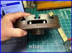 MACHINIST OfCe TOOL LATHE MILL Machinist 7 3/4 T Slot Face Plate Set Up Fixture