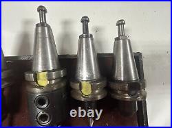 MACHINIST OfCe TOOL LATHE MILL Machinist Lot of 5 BT CAT 40 Tool Holders