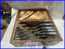MACHINIST OfCe TOOL LATHE MILL Mitutoyo 1 to 6 Micrometer Set 103 907