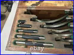MACHINIST OfCe TOOL LATHE MILL Mitutoyo 1 to 6 Micrometer Set 103 907