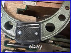 MACHINIST OfCe TOOL LATHE MILL Mitutoyo 1 to 6 Micrometer Set 103 907