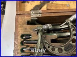MACHINIST OfCe TOOL LATHE MILL Mitutoyo 1 to 6 Micrometer Set 103 907