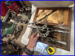 MACHINIST OfCe TOOL LATHE MILL Mitutoyo 1 to 6 Micrometer Set 103 907