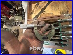 MACHINIST OfCe TOOL LATHE MILL Mitutoyo 1 to 6 Micrometer Set 103 907