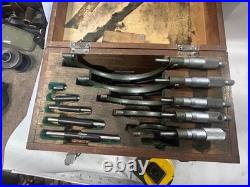 MACHINIST OfCe TOOL LATHE MILL Mitutoyo 1 to 6 Micrometer Set 103 907
