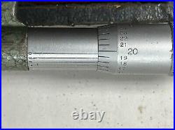 MACHINIST OfCe TOOL LATHE MILL Mitutoyo 8 9 Carbide Tip Micrometer Gage