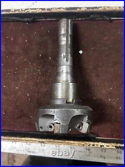 MACHINIST OfCe TOOL LATHE MILL R8 Arbor with Indexable Insert Shell Face Mill MACHINIST OfCe TOOL LATHE MILL R8 Arbor with Indexable Insert Shell Face Mill