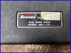 MACHINIST OfCe TOOL LATHE MILL Sunnen Dial Bore Gage. 495.75 in Case MACHINIST OfCe TOOL LATHE MILL Sunnen Dial Bore Gage. 495.75 in Case