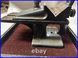 MACHINIST OfCe TOOL LATHE Very Unusual Adjustable V Block on T Slot Table MACHINIST OfCe TOOL LATHE Very Unusual Adjustable V Block on T Slot Table