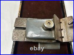 MACHINIST OfCe TOOL LATHE Very Unusual Adjustable V Block on T Slot Table MACHINIST OfCe TOOL LATHE Very Unusual Adjustable V Block on T Slot Table