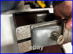 MACHINIST OfCe TOOL LATHE Very Unusual Adjustable V Block on T Slot Table MACHINIST OfCe TOOL LATHE Very Unusual Adjustable V Block on T Slot Table