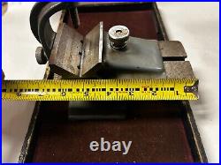 MACHINIST OfCe TOOL LATHE Very Unusual Adjustable V Block on T Slot Table MACHINIST OfCe TOOL LATHE Very Unusual Adjustable V Block on T Slot Table