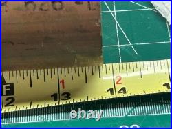 MACHINIST OfCe j LATHE MILL Brass Round Stock 13 13/16 Long by 3 Diameter