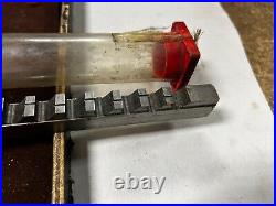 MACHINIST OkCbB TOOLS LATHE MILL Sharp Dumont 1/2 Broach Broaching Tool MACHINIST OkCbB TOOLS LATHE MILL Sharp Dumont 1/2 Broach Broaching Tool