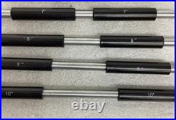 MACHINIST Rncb TOOLS LATHE MILL Mitutoyo 3-5-6-7-8-9-10 (Lot Of 8)