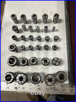 MACHINIST SgCst TOOL LATHE MILL Lot of Various Size Spring Collets Various Sizes