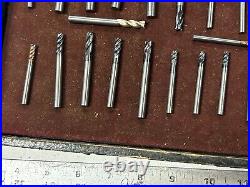 MACHINIST ShB TOOLS LATHE MILL 34 Solid Carbide End Mills