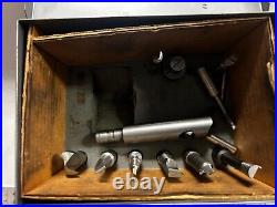 MACHINIST ShX TOOLS LATHE MILL Bridgeport No 2 Boring Head in Case with Extras