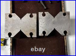 MACHINIST ShX TOOL LATHE MILL Pair of Heavy Fowler V Blocks and Clamps MACHINIST ShX TOOL LATHE MILL Pair of Heavy Fowler V Blocks and Clamps