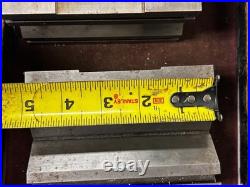 MACHINIST ShX TOOL LATHE MILL Pair of Heavy Fowler V Blocks and Clamps MACHINIST ShX TOOL LATHE MILL Pair of Heavy Fowler V Blocks and Clamps