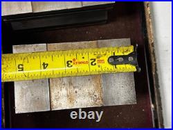MACHINIST ShX TOOL LATHE MILL Pair of Heavy Fowler V Blocks and Clamps MACHINIST ShX TOOL LATHE MILL Pair of Heavy Fowler V Blocks and Clamps