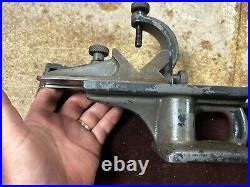 MACHINIST ShX TOOL LATHE Very Unusual Adjustable V Block on T Slot Table