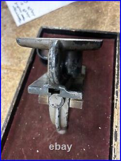 MACHINIST ShX TOOL LATHE Very Unusual Adjustable V Block on T Slot Table