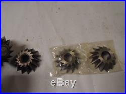 MACHINIST South Bend Atlas TOOL LATHE MILL Dove Tail End Mill Cutters with Arbor