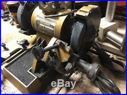 MACHINIST South Bend TOOL LATHE MILL Darex Drill Sharpener Grinder with Collets