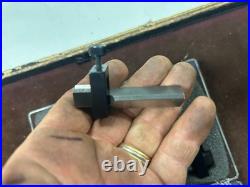 MACHINIST StBkCs LATHE MILL Machinist Set of 2 Micro Small V Blocks and Parts