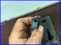 MACHINIST StBkCs LATHE MILL Machinist Set of 2 Micro Small V Blocks and Parts