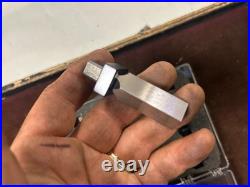 MACHINIST StBkCs LATHE MILL Machinist Set of 2 Micro Small V Blocks and Parts