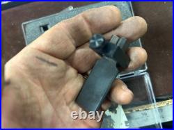 MACHINIST StBkCs LATHE MILL Machinist Set of 2 Micro Small V Blocks and Parts