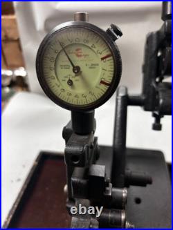 MACHINIST StBkCs TOOLS LATHE MILL Johnson Gage Co Dial Indicator Gage Fixture MACHINIST StBkCs TOOLS LATHE MILL Johnson Gage Co Dial Indicator Gage Fixture