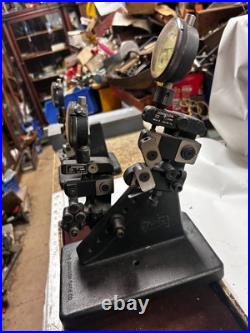 MACHINIST StBkCs TOOLS LATHE MILL Johnson Gage Co Dial Indicator Gage Fixture MACHINIST StBkCs TOOLS LATHE MILL Johnson Gage Co Dial Indicator Gage Fixture