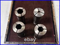 MACHINIST StgCs TOOLS LATHE MILL Lot of Hex 5C 5 C Collets 11/16, 3/4, 5/8, 1/4