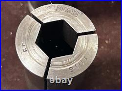 MACHINIST StgCs TOOLS LATHE MILL Lot of Hex 5C 5 C Collets 11/16, 3/4, 5/8, 1/4