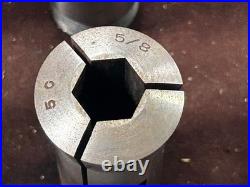 MACHINIST StgCs TOOLS LATHE MILL Lot of Hex 5C 5 C Collets 11/16, 3/4, 5/8, 1/4