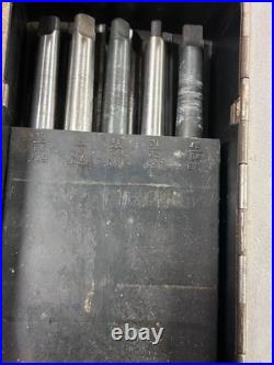 MACHINIST StgCst LATHE MILL Large Taper Drill Index with Taper Shank Drills