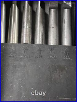 MACHINIST StgCst LATHE MILL Large Taper Drill Index with Taper Shank Drills