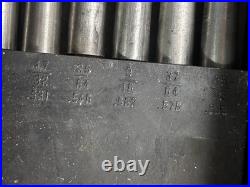 MACHINIST StgCst LATHE MILL Large Taper Drill Index with Taper Shank Drills