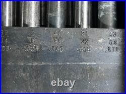 MACHINIST StgCst LATHE MILL Large Taper Drill Index with Taper Shank Drills