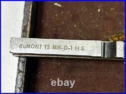 MACHINIST StgCst LATHE MILL SHARP Dumont 12 MM Broach Broaching Tool MACHINIST StgCst LATHE MILL SHARP Dumont 12 MM Broach Broaching Tool
