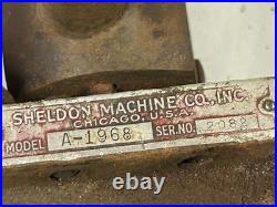 MACHINIST StgCst TOOL LATHE MILL 3 1/2 Sheldon Turret Tool Post for Lathe