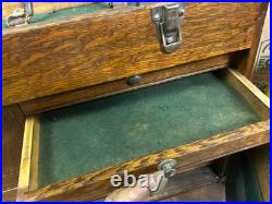 MACHINIST TOOLS LATHE MILLMachinist Gerstner Oak Machinist Tool Box Large