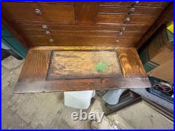 MACHINIST TOOLS LATHE MILLMachinist Gerstner Oak Machinist Tool Box Large